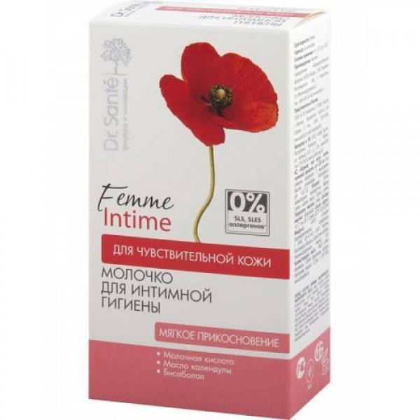 

Молочко для интимной гигиены Dr.Sante Femme Intime Мягкое прикосновение, 230 мл