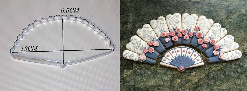 

Вырубка для пряника Веер