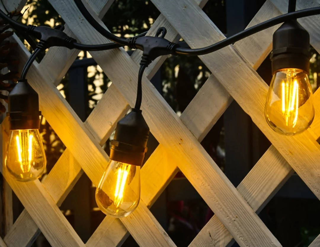 

Уличная Ретро гирлянда Belt-Light professional 10 метров 10 патронов с провисом, гирлянда под лампочку