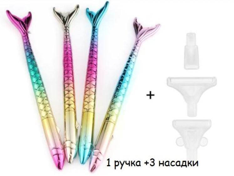 

Ручка-рыбка для алмазных вышивок, стилус русалка