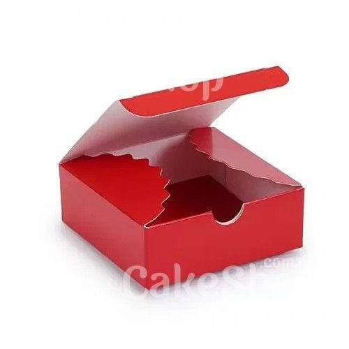 

Коробка мини-бокс Красная, 8,3х8,3х3 см, Красный