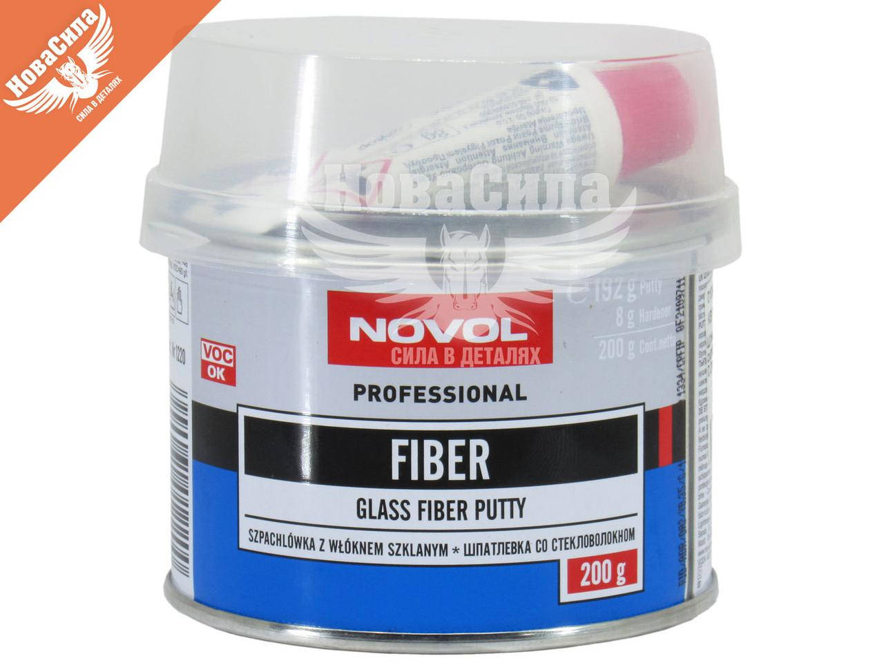 

Шпатлевка (Novol) стекловолокно Fiber 0,2 кг. 1220