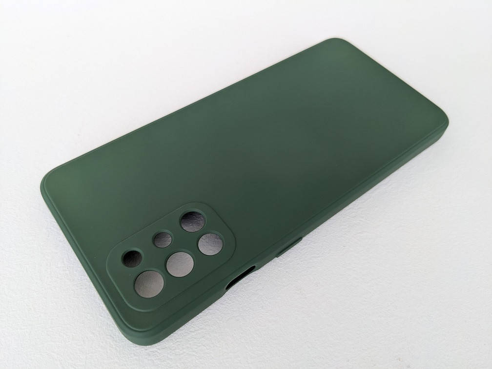 

Силиконовый чехол для OnePlus 9R Хаки микрофибра soft touch