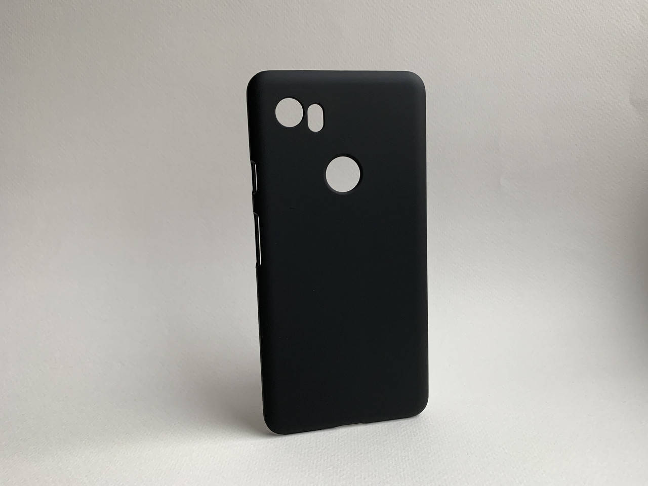 

Google Pixel 2XL чехол (бампер) чёрный матовый, Черный