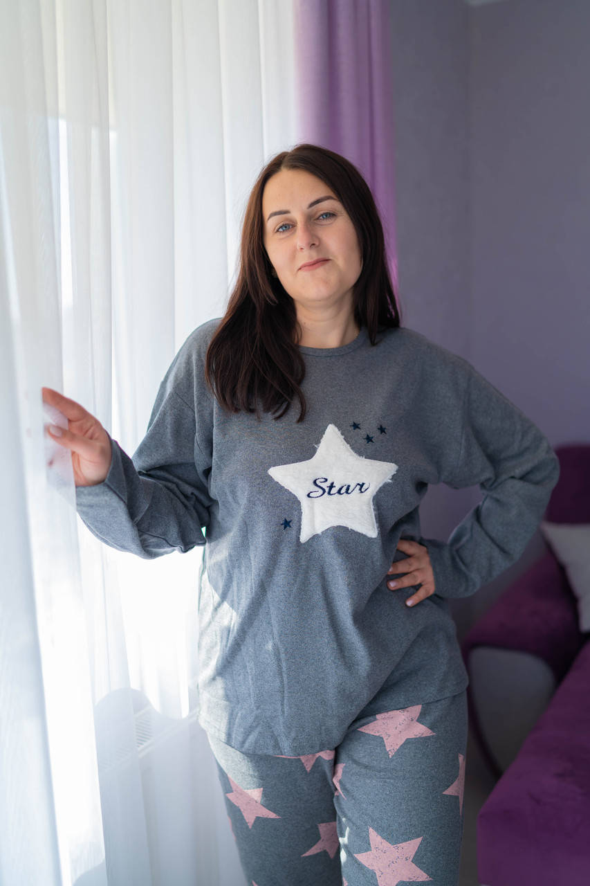 

БАТАЛ Тепла піжама (великі розміри) 3XL