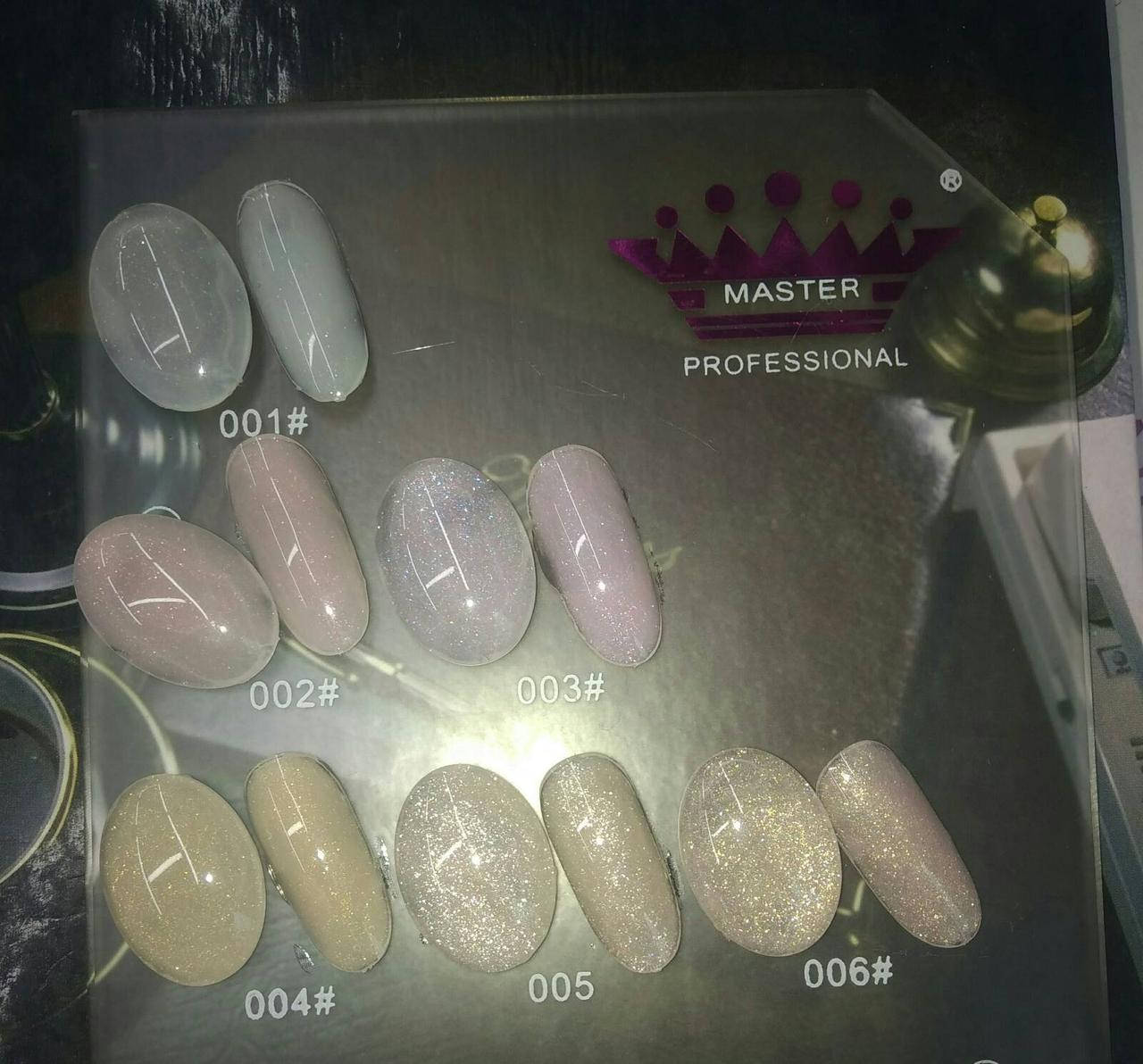 

Полигель Shimmer Acryl Gel Master Professional 15 мл в тюбике ,акригель с шиммером