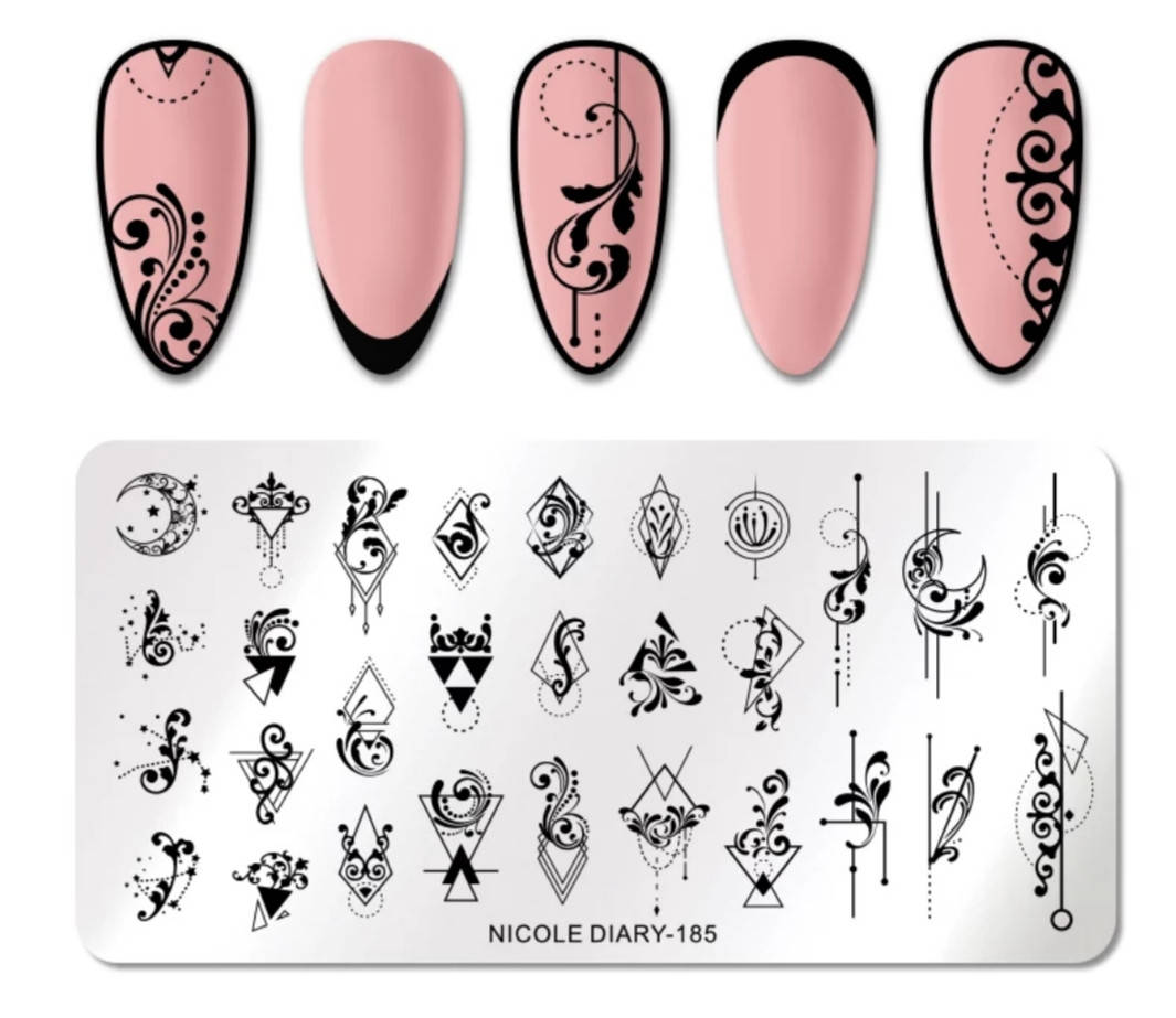 

Пластина для стемпінга мереживо