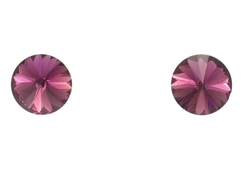 

Серьги Xuping Позолота 18K с кр-ми Swarovski гвоздики (пусеты) "Кристалл Amethyst" ø 6мм