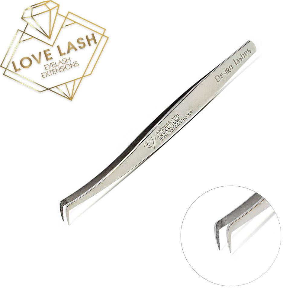 

Пинцет Design Lashes Twin Diamond (зеркальный)
