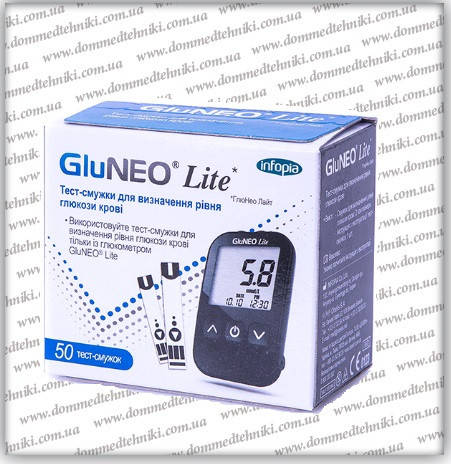 

Тест-полоски ГлюНео Лайт (GluNeo Lite), 50 шт.