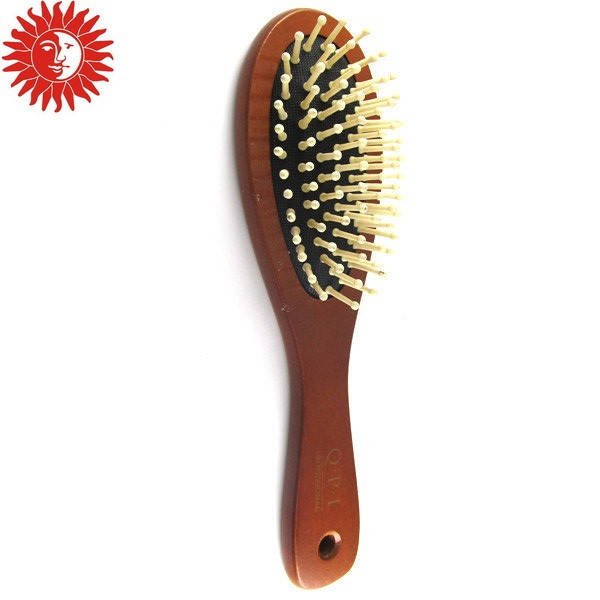 

Расчёска для волос массажная деревянная QPI Professional 23 см RD-0013