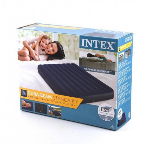 

Матрас INTEX велюровий синій середній в коробці 64758