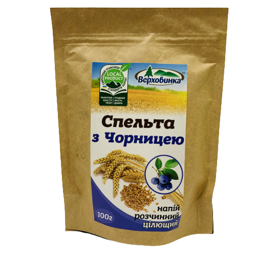 

Целебный напиток Спельта с черникой "Верховина", 100 г