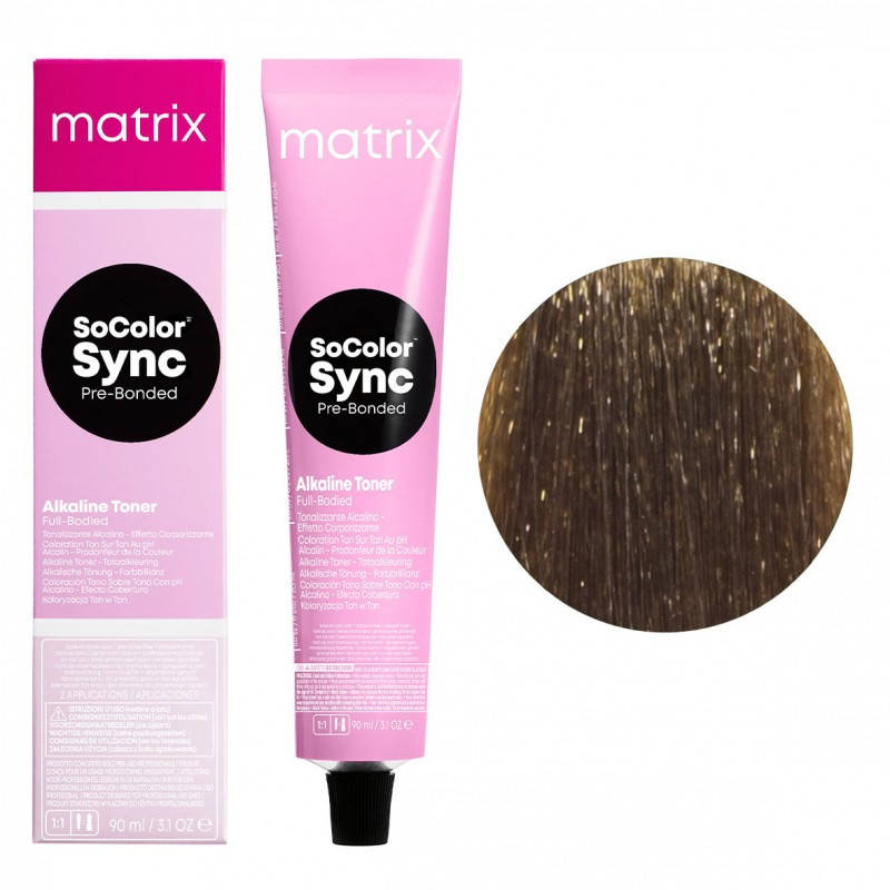 

Крем-краска для волос без аммиака Matrix SoColor Sync 6М Темный блондин мокко 90 мл