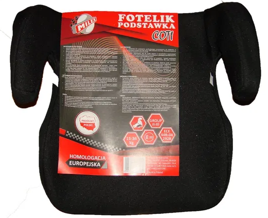

Детский бустер Milex Coti (II + III) черный FP-C30001