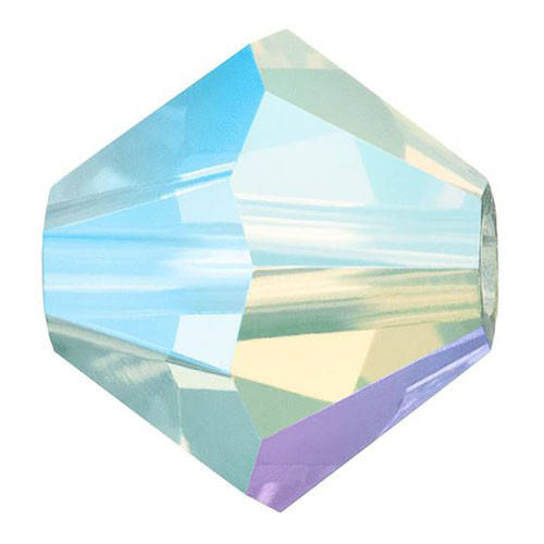 

Хрустальные биконусы Preciosa (Чехия) 4 мм Chrysolite Opal ABx2, Зелёный
