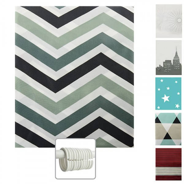 

Шторка в ванную Stenson H-12503 170х200 см, Разные цвета