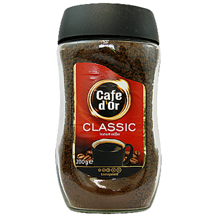 

Кава розчинна Кофедор классік Cafe d'Or classic 200g 6шт/ящ (Код : 00-00011978)
