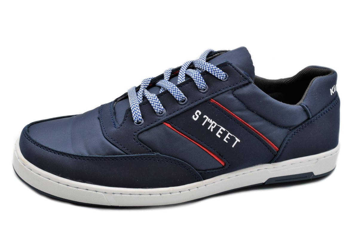 

Кроссовки кеды мужские синие отличного качества, Синий