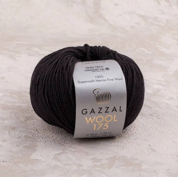 

Пряжа из мериноса Gazzal Wool 175 304 (Газзал Вул 175)