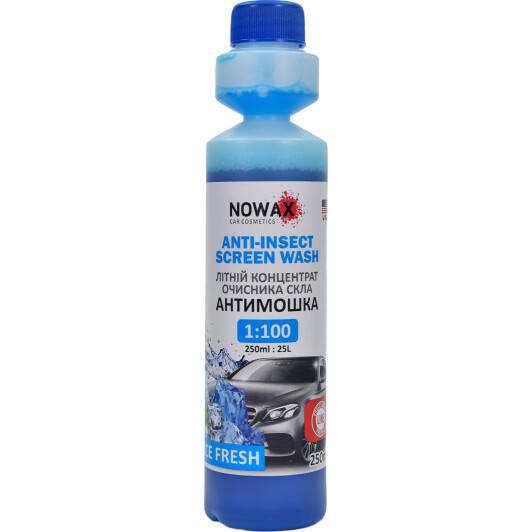 

Омивач скла, літній концентрат Anti Insect Screen Wash Ice Fresh,250ml (24шт.)