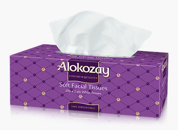 

Салфетки Alokozay двухслойные, гигиенические, Белый