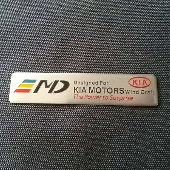 

Наклейка/Шильдик/Емблема KIA Motors 120×25 мм.