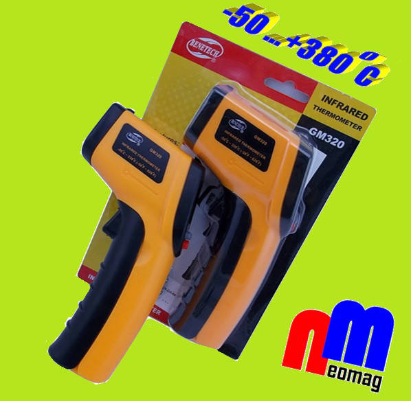 

ТЕХНИЧЕСКИЙ! Лазерный бесконтактный Пирометр BENETECH GM320, ✪-50...+380С✪ ОРИГИНАЛ✪
