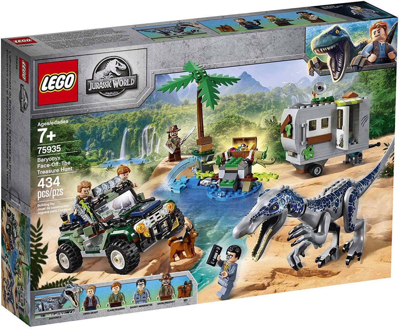 

Lego Jurassic World Поединок с бариониксом охота за сокровищами (75935)
