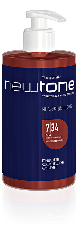 

Тонирующая маска для волос 7/34 (русый золотисто-медный) ESTEL HAUTE COUTURE NEWTONE 435