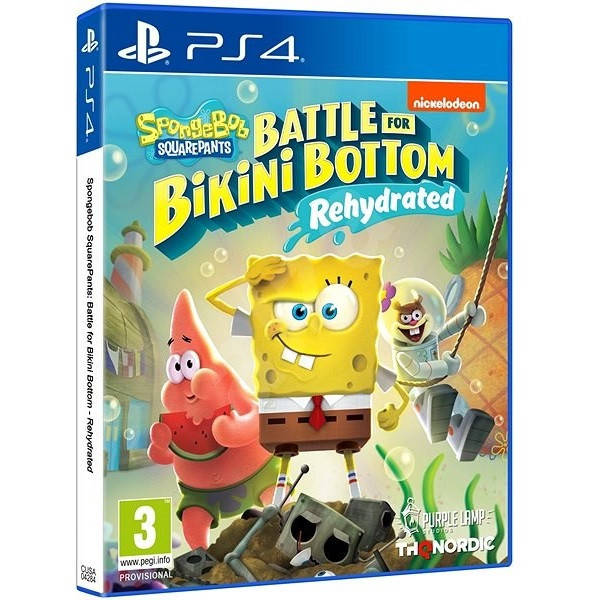 

Игра Губка Боб Квадратные Штаны: Battle for Bikini Bottom — Rehydrated (PS4, русские субтитры)