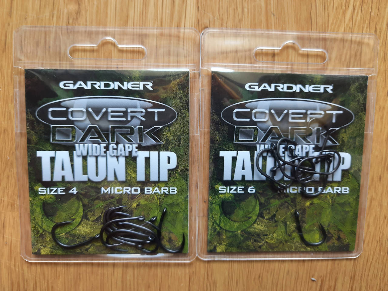 

Карповые крючки Gardner Covert Dark Wide Gape Talon Tip Hook 4 / 6