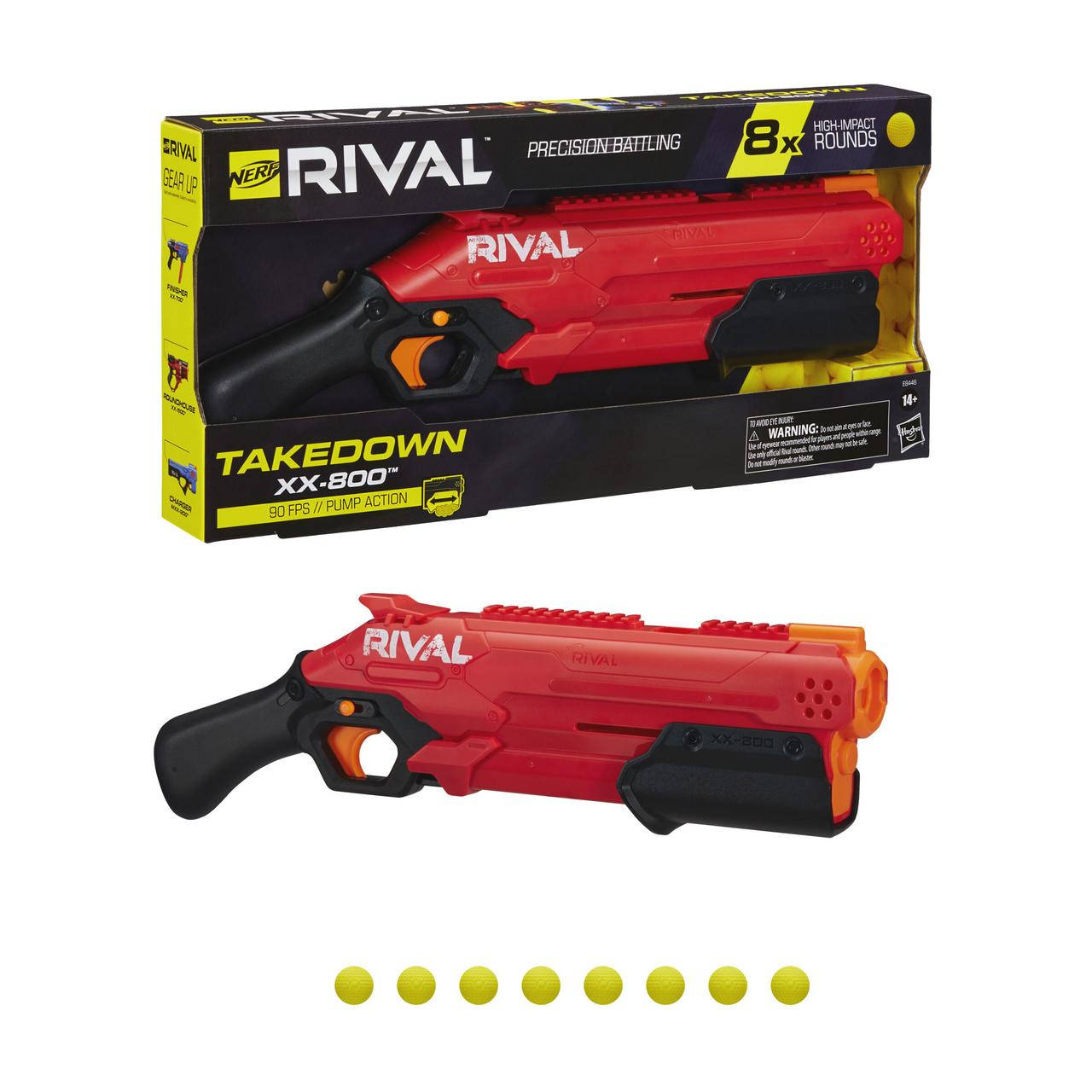 

Бластер Нерф Райвл NERF Rival Takedown XX-800 Blaster, Красный