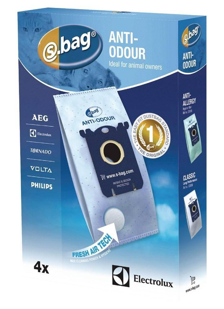 

Мешки (4шт) E203B S-BAG Anti-Odour к пылесосу Electrolux