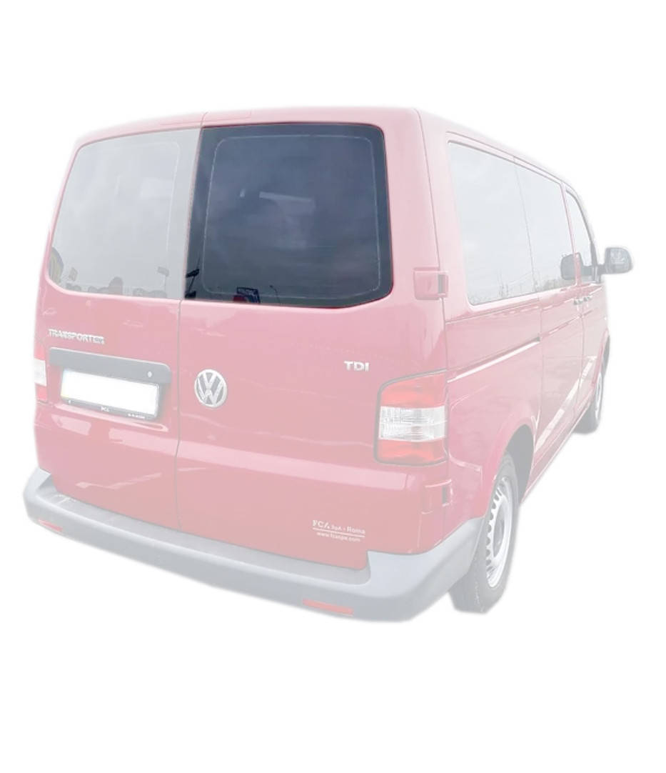 

Заднее стекло VW T5 (03-) Правое на розпашную дверь Без електрообогрева (Фольксваген Т5), Зелёный