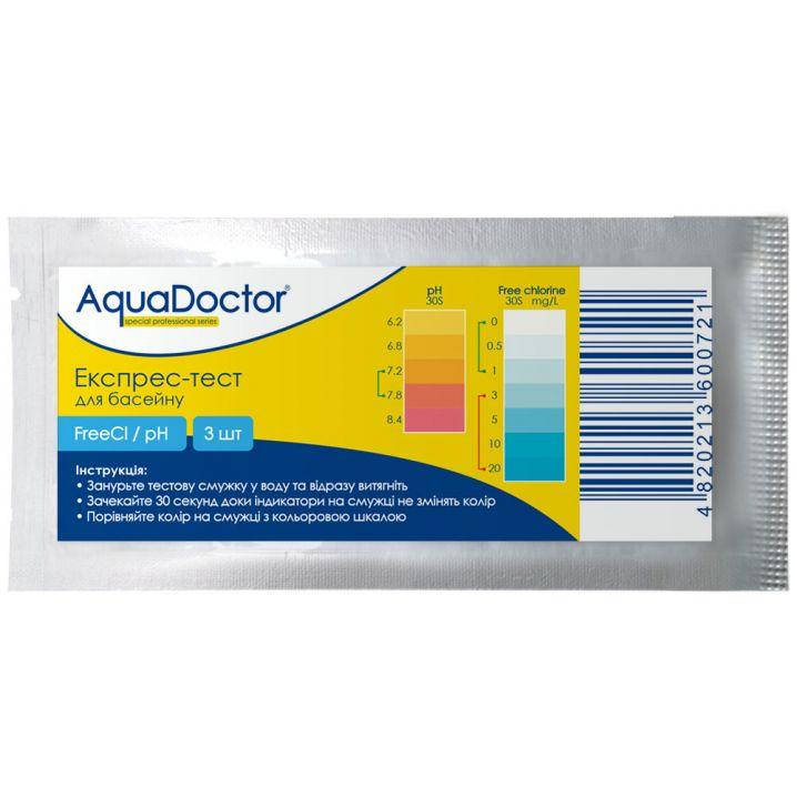

Тест-полоски Aquadoctor Cl/pH, 3 шт