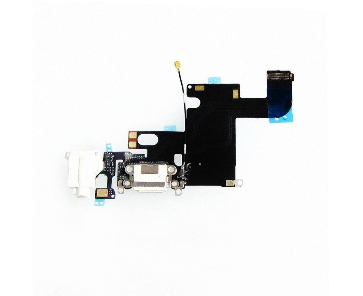 

Нижний шлейф зарядки iPhone 6 с разъёмом питания, гарнитуры, с микрофоном White