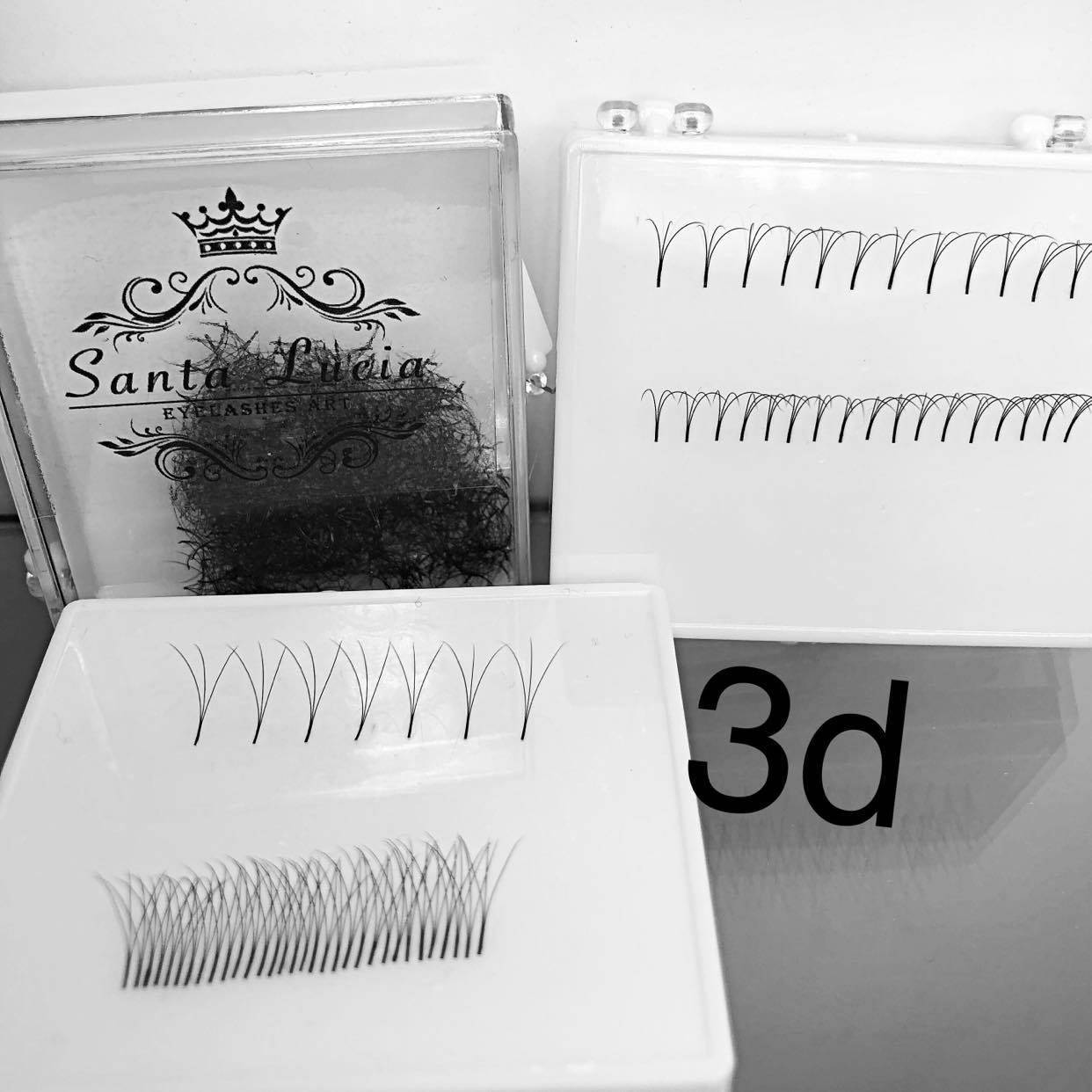 

3D Пучковые ресницы для наращивания по 100 пучков 8, D, 010