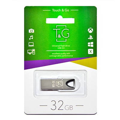 

Флешка T&G 117 32GB Metal series, Серый
