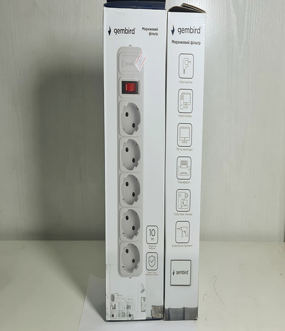 

Удлинитель Gembird 10 м 5 рез 82012+включатель
