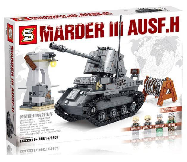 

Конструктор САУ Мардер 3, Разные цвета