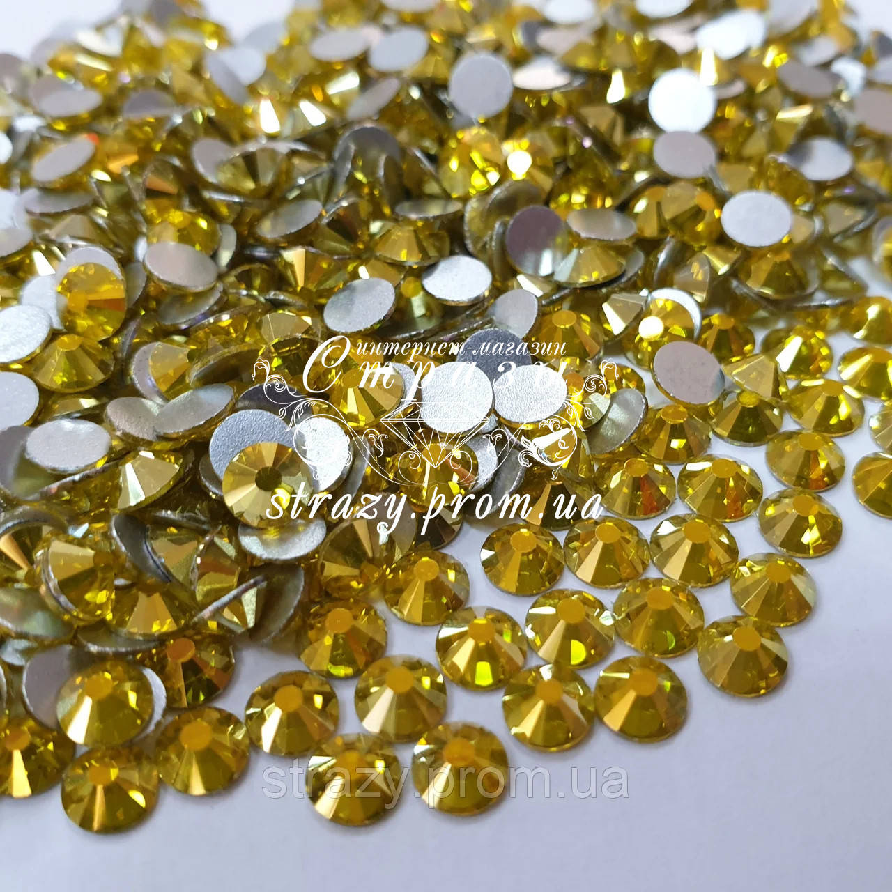 

Стразы Lux ss16 Citrine AB (4.0mm) 100шт