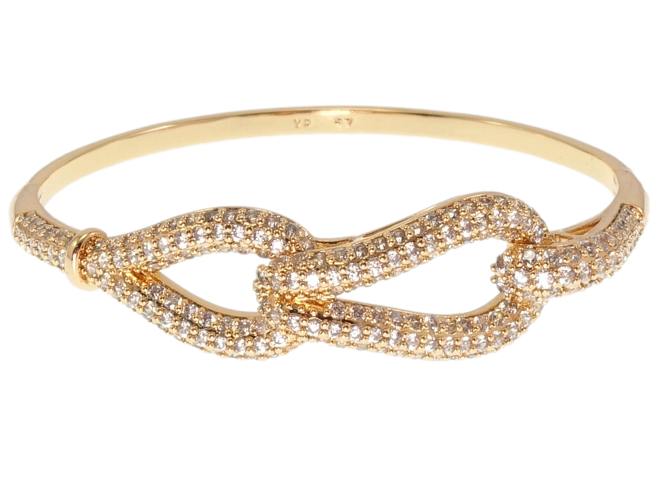 

Браслет Xuping Позолота 18K "Петельки инкрустация цирконием" ø 6см
