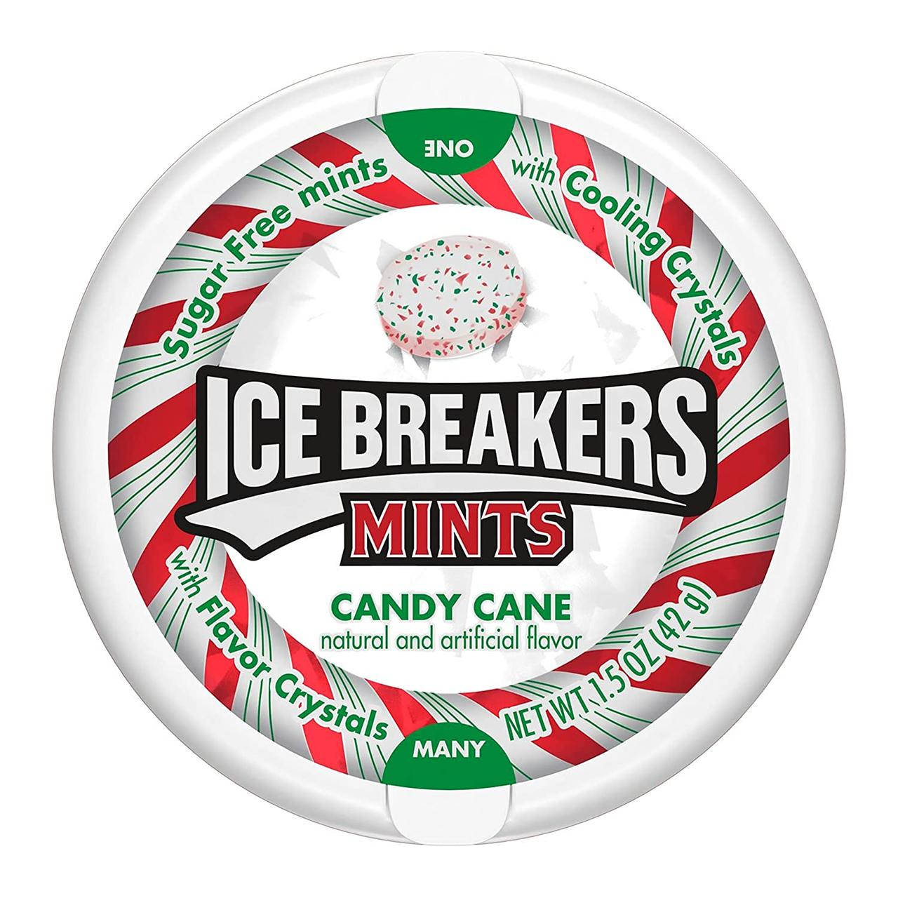 

Леденцы ICE BREAKERS Candy Cane Sugar Free 42g