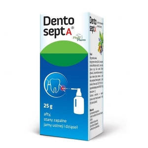

Dentosept А - раствор при воспалении ротовой полости и десен, 25 г