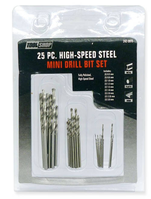 

Набор сверл 25 шт 0,5-3мм