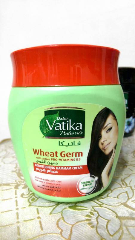 

Маска для волос Vatika Dabur Wheat Germ -Глубокое кондиционирование восстанавливает поврежденные пряди,