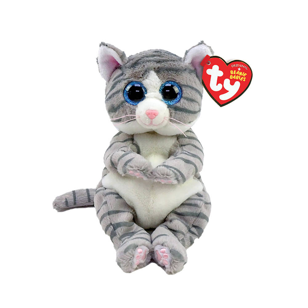 

М'яка іграшка TY Beanie Bellies Кішка Mitzi, Серый