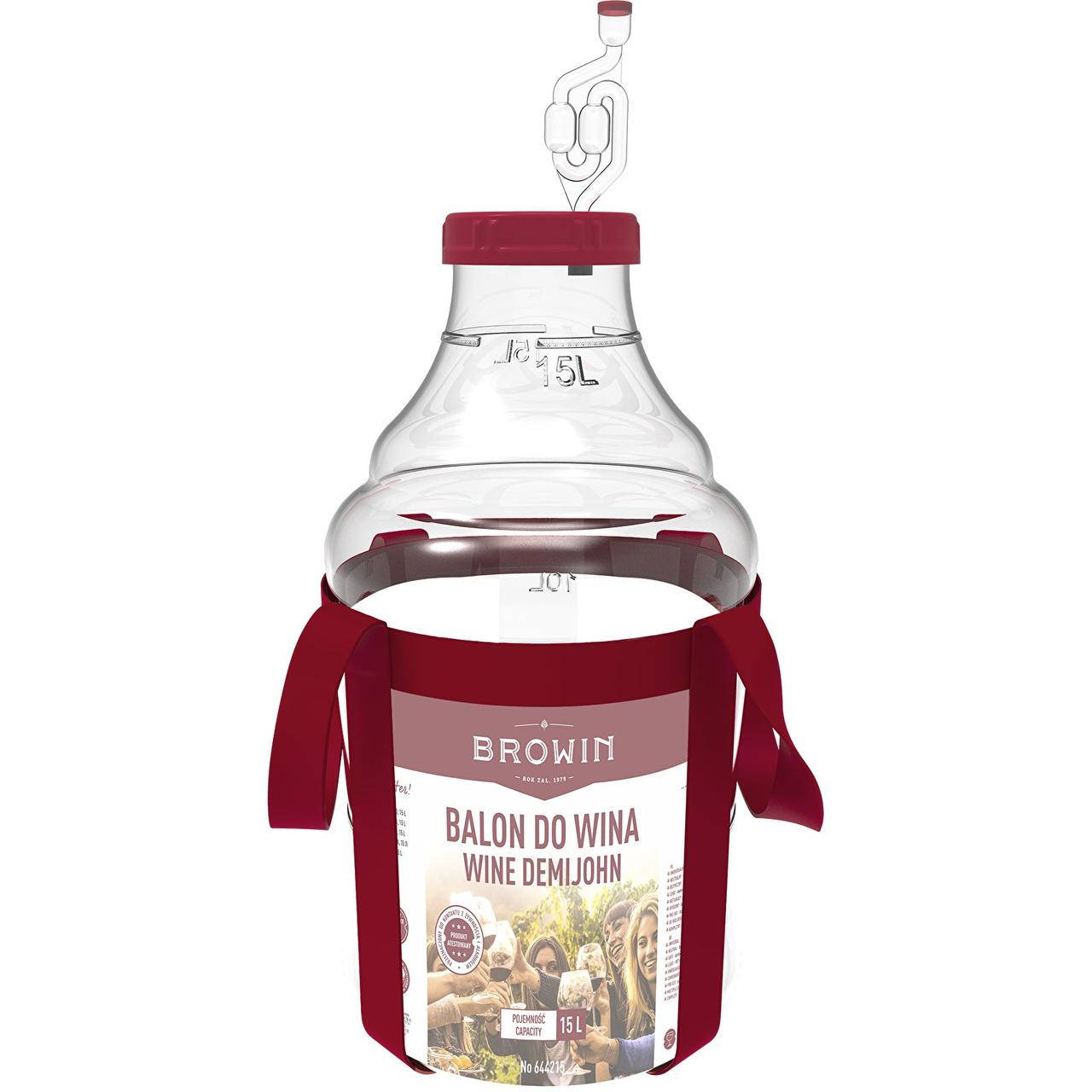 

Biowin Бутыль для вина пластиковый, 15 л.