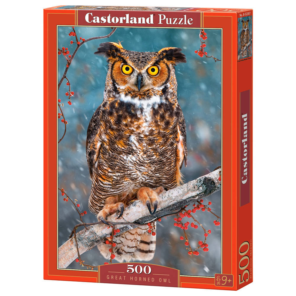 

Пазл "Большая рогатая сова", 500 элементов Castorland (5904438052387)